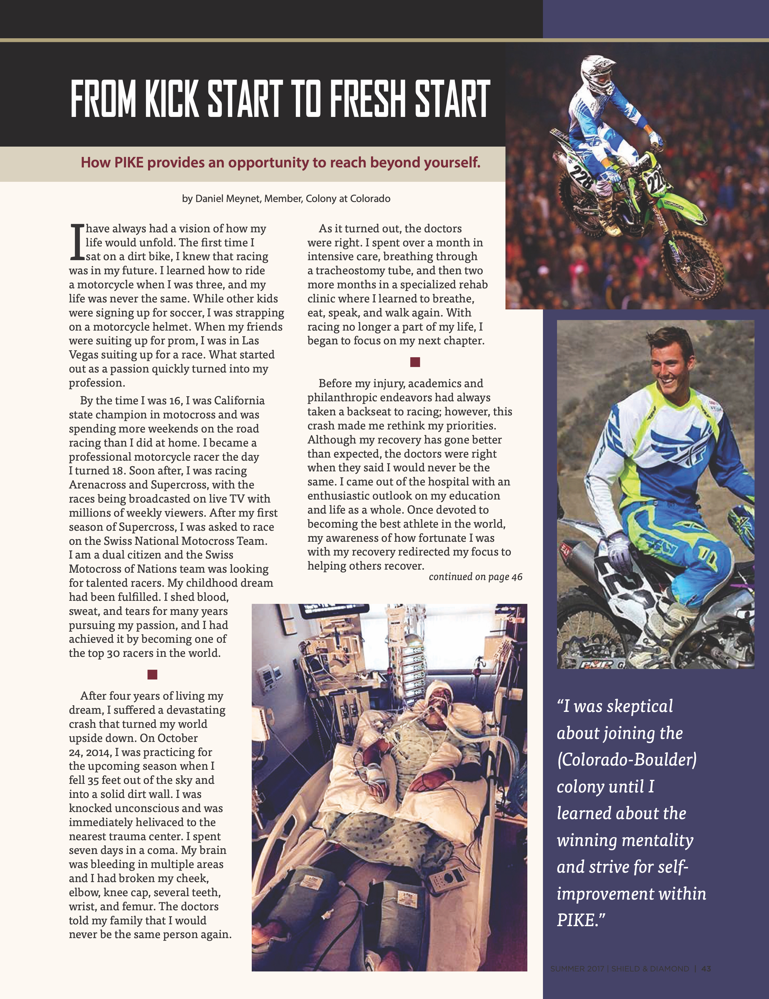 From Kick Start to Fresh Start